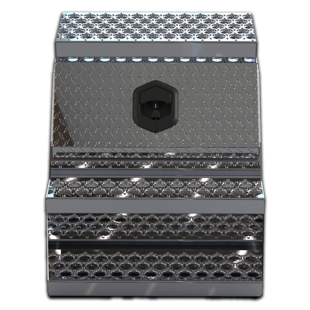 Aluminum Step Boxes - Big Mouth — Soaring Eagle HD Truck Parts